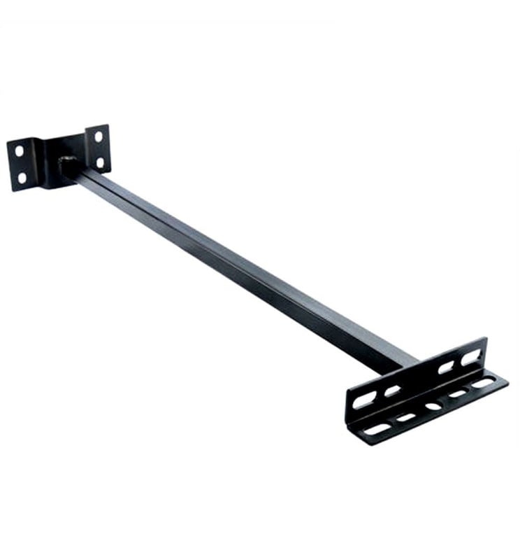 Support Noir pour Projecteur LED – Hauteur 80 cm – Fixation Murale Robuste pour Éclairage Extérieur - Image 1