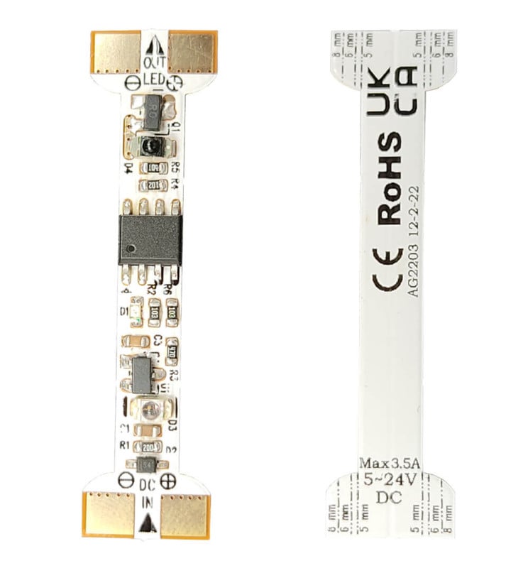 Interrupteur + capteur Contrôleur 5v et 24v profils LED - Image 1