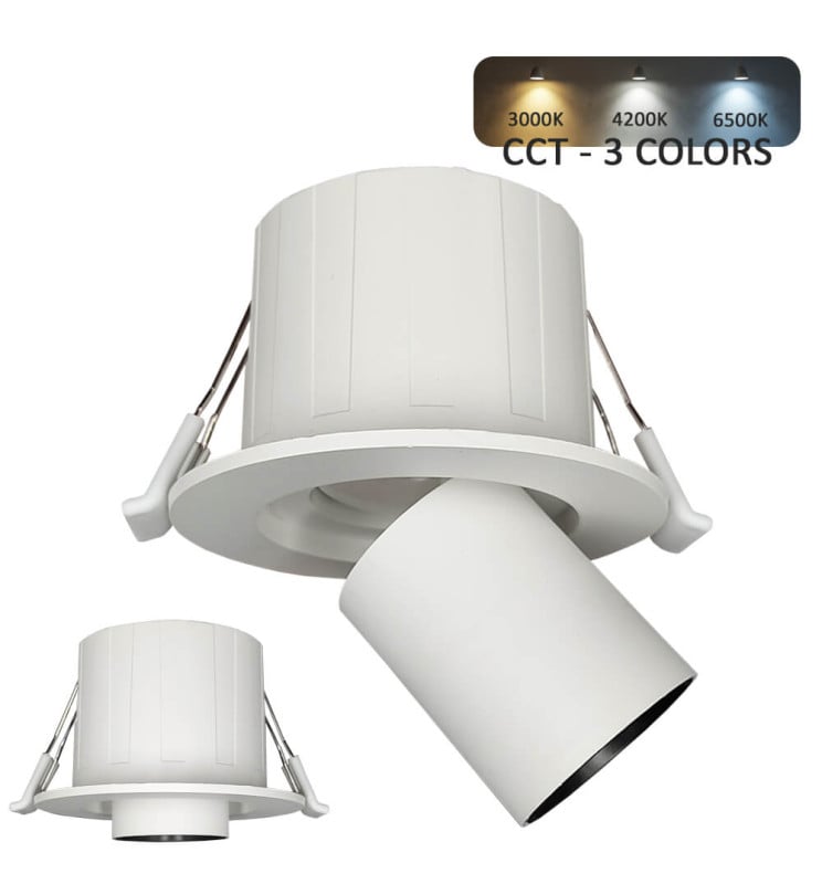 Downlight LED 6W Circulaire Orientable CCT - Image 1