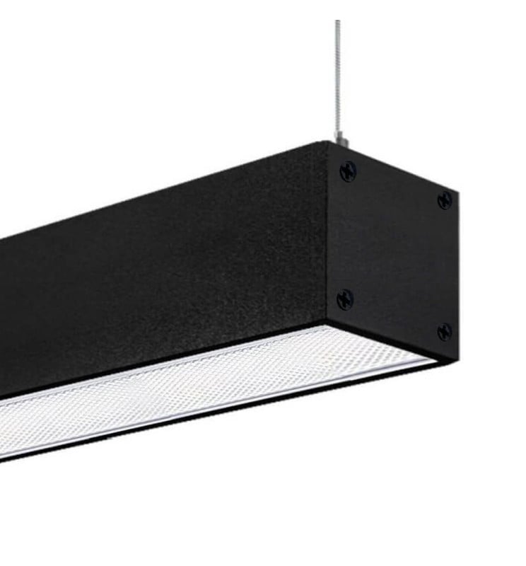 Profilé alu noir POTSDAM UGR17 195cm micro prisme - Image 1