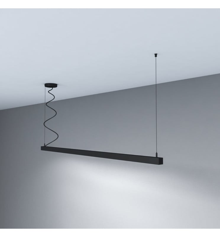 Suspension LED Linéaire MUNICH MINI Noir 0.44m-1.94m - Image 1