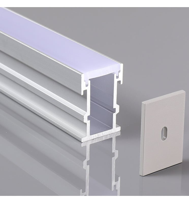 Profilé en aluminium modèle SOL - 2 m - Image 1