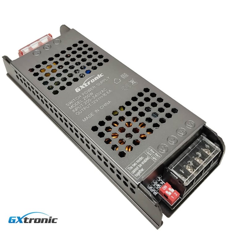 Alimentation 12V 200W TECMO GXTronic - Image 1