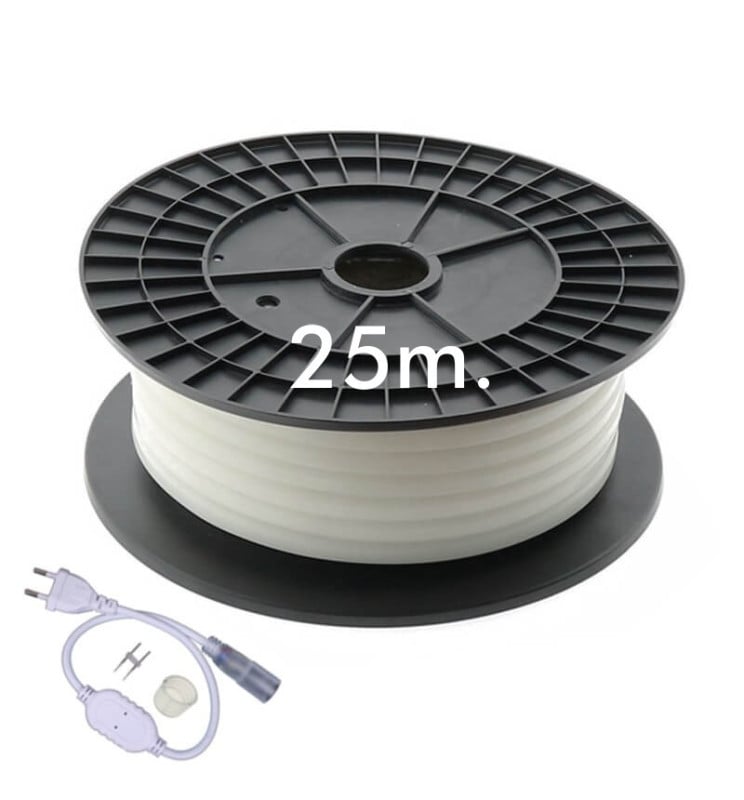 Néon LED circulaire flexible 220V 25m 16mm 7W/m - Image 1