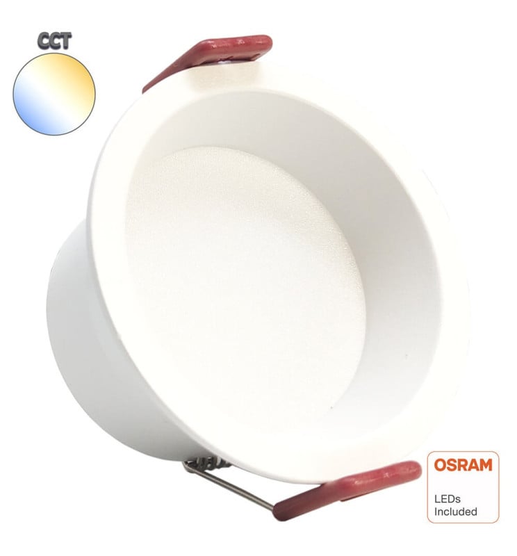 Downlight LED 18W Rond OSRAM CCT UGR17 120° Encastré - Image 1