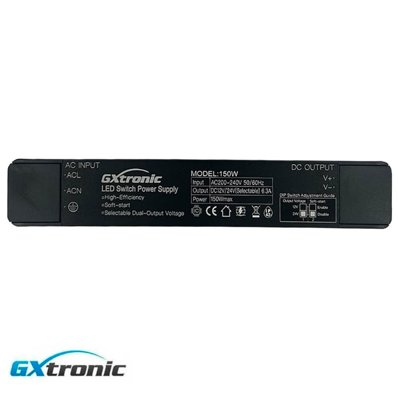 Alimentation GXtronic 150W 12V/24V IP42 - Image 1