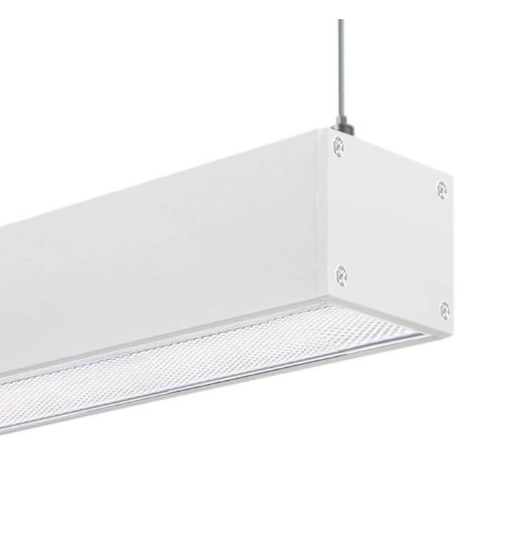 Profilé alu blanc POTSDAM UGR17 2m micro prisme - Image 1