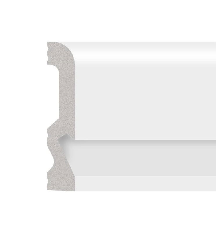 Moulure plinthe polystyrène classique LED 2m - Image 1