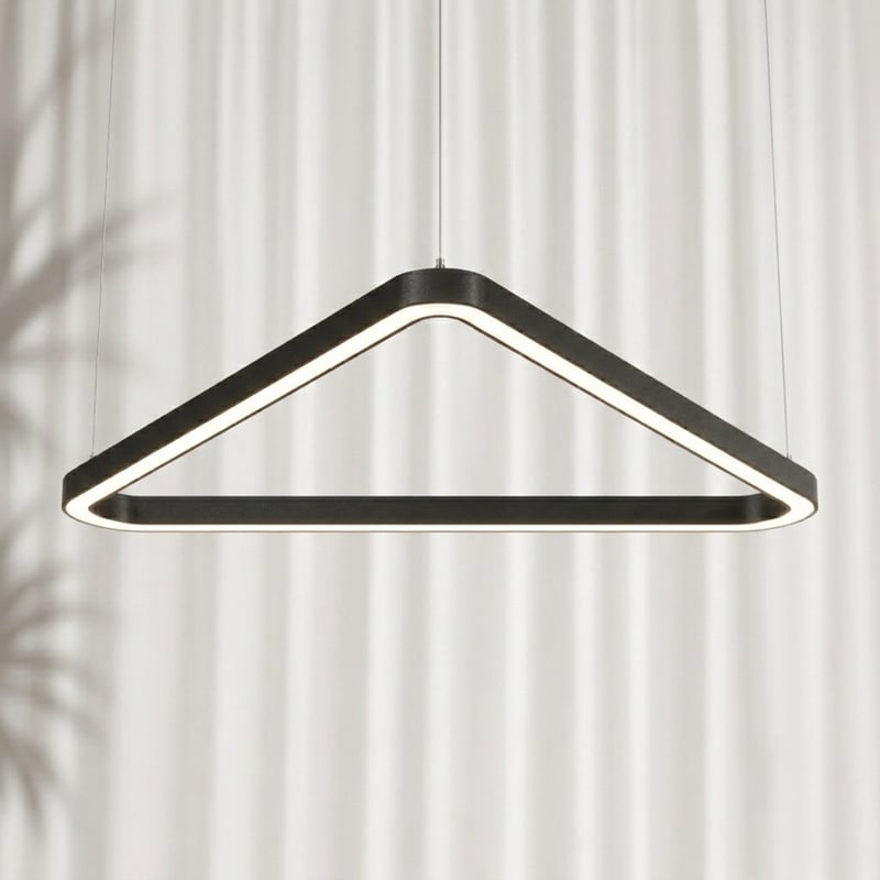 Suspension LED triangulaire POLARIS 3CCT 162cm - Image 1