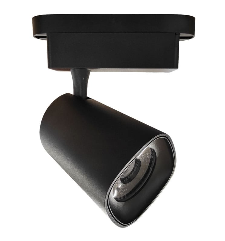 Rail spot LED - simple noir monophasée - Image 1