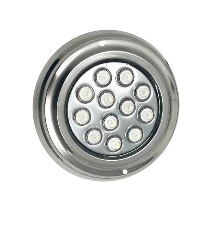 Projecteur LED Piscine 18W IP68 DC12V INOX 316 - Image 1