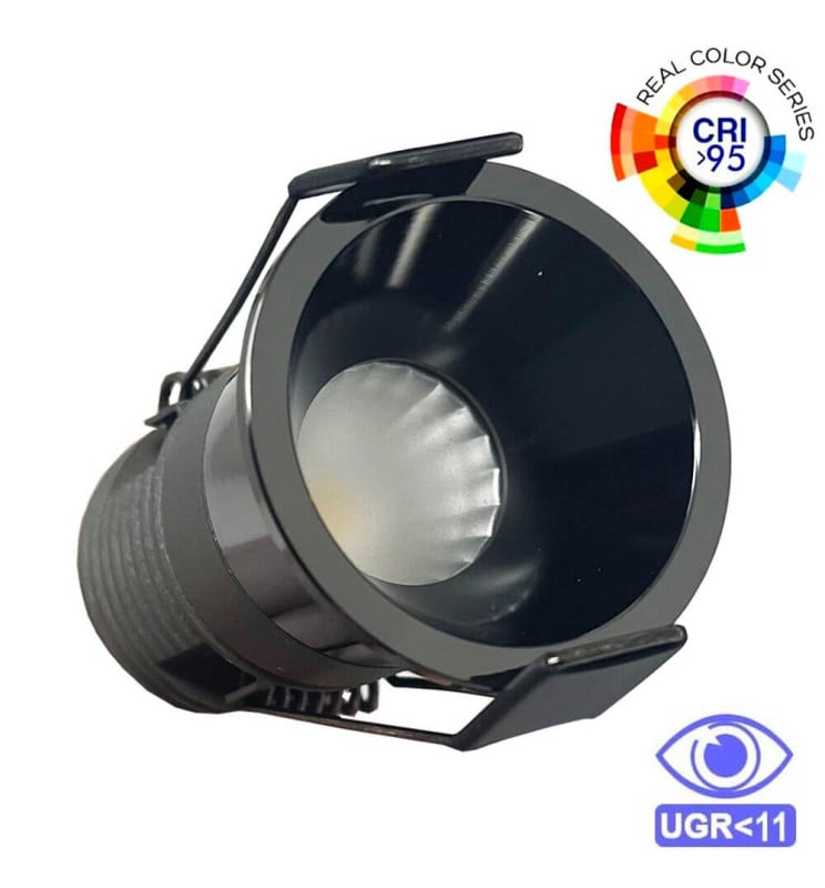 GU10 LED COB - 9W -24° - Céramique 5 Ans Garantie - Image 1