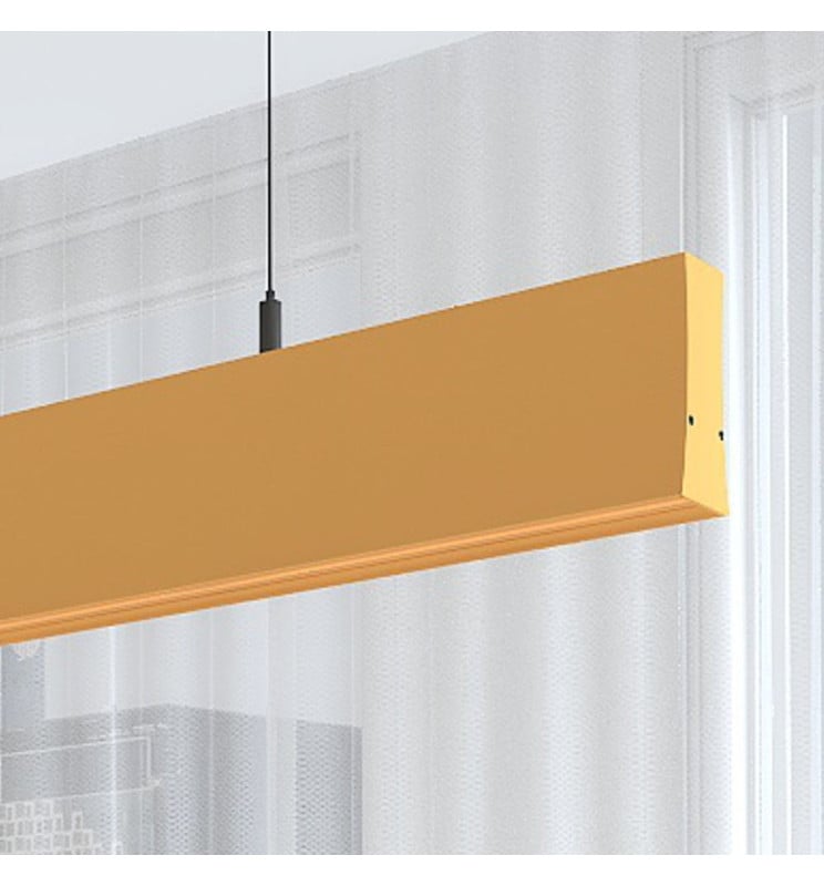 Suspension LED Linéaire Jaune Pastel 0.5m-2m - Image 1