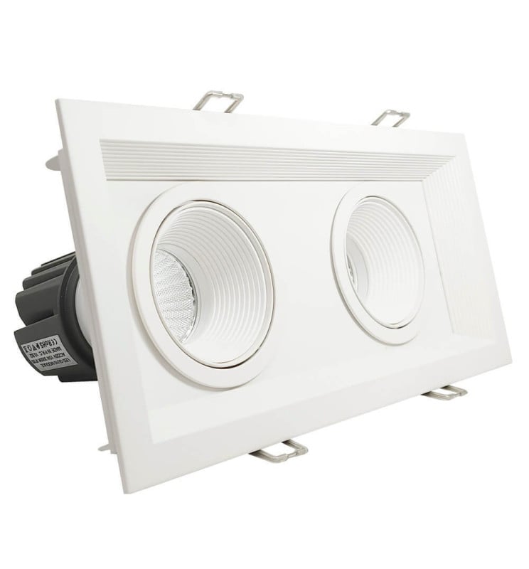 Encastré LED 30W Orientable Blanc CRI92 UGR13 - Image 1