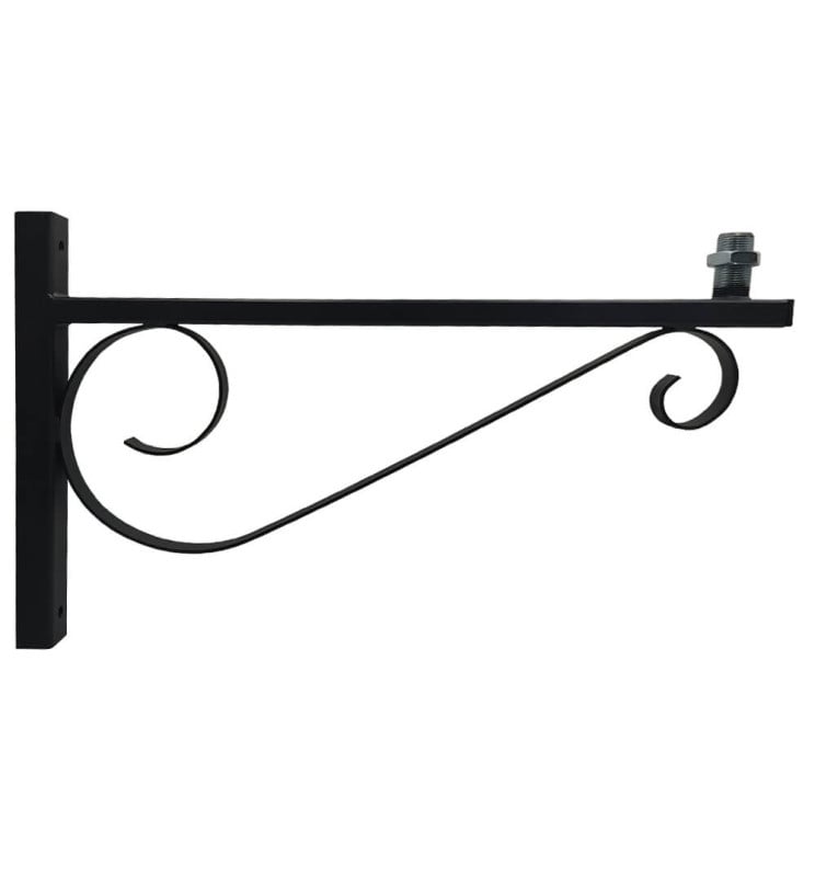 Support Mural et Colonne Modèle Forja 60cm Noir Mat - Image 1