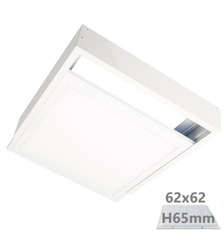 Kit de Montage en Surface pour Panneau LED 62x62 / H65mm - Image 1