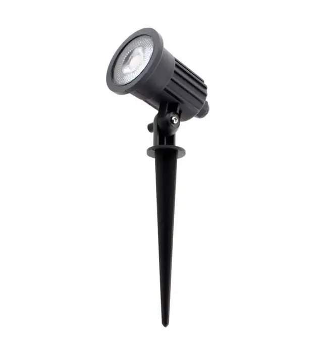 Piquet Lumineux LED de Jardin 5W IP65 pour Extérieur – Angle 38° – Blanc Chaud 2700K - Image 1
