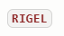 RIGEL