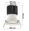 Encastré LED 15W Orientable Blanc CRI92 UGR13 - Image 2