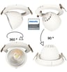 Spot LED encastrable orientable 30W | Philips Certa Drive | Puce Bridgelux | 24º | 3CCT - CRI+92 - Image 3