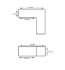 Connecteur LED angle 90° POLARIS blanc 9W 3CCT - Image 2