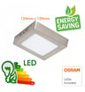Plafonnier LED 8W Quadrado inox OSRAM CCT - Image 4