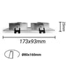Anneau Cadre Double GU10 LED Orientable Noir - Image 2