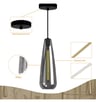 Suspension LED Filament Verre Fumé 4W Ambre - Image 3