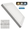 Plafonnier LED Carré Moss Blanc 18W CCT Lumileds - Image 1