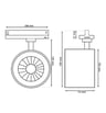 Spot LED 40W - 38W - 36W ODENSE Blanc PHILIPS Driver rail TRIPHASÉ - CRI+92 - Image 2