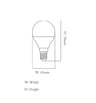 Ampoule LED 6W E14 G45 220° OSRAM DURIS E2835 - Image 3