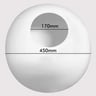 Lampe Globe pour ampoules E27  450 mm Trou 50-60 mm - Image 3
