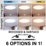 Plafonnier LED New Moss Slim 12-24W 3CCT IP44 - Image 7