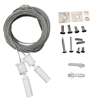 Kit suspendu universel - Blanc - avec câble de 3m / Pack de 2 unités - Image 1