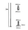 Colonne Reka 3 mètres - Terminaison tube 60mm - Image 4