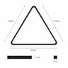 Suspension LED triangulaire POLARIS 3CCT 162cm - Image 2