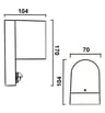 Applique LED Intérieur et Extérieur - IP65 - GU10 - Avec Détecteur de Mouvement PIR - Image 3