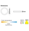 Plafonnier LED circulaire 20W 4000K Lumileds - Image 13