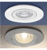 Downlight LED circulaire orientable 7W – Dimmable TRIAC – 3CCT – Blanc - Image 4