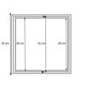 Cadre Encastré pour Panneaux LED / 30x30cm  - Image 2