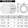 Plafonnier LED New Moss Slim 6-18W 3CCT IP44 - Image 4