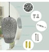 Suspension LED Filament Silver Smoke 4W Ambre - Image 3