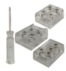 Kit connecteurs LED COB SMD 10mm + tournevis IP20 - Image 1