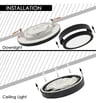 Plafonnier LED Bonn Noir 6-12W 5CCT IP44 - Image 3