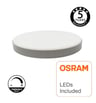 Plafonnier LED Drammen 24W OSRAM Argent - Image 1