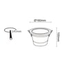 Spot LED Encastré 30W GXtronic 3CCT IP65 Ø145 - Image 11