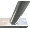 Support lampadaire colonne/mur acier galvanisé 60 cm - Image 5