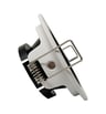 Anneau encastrable carré réglable GU10/MR16 alu - Image 3
