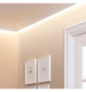 Moulure polystyrène ellipse moderne LED 2m - Image 8