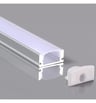 Profilé alu U saillie 2m diffuseur opale + accessoires - Image 8